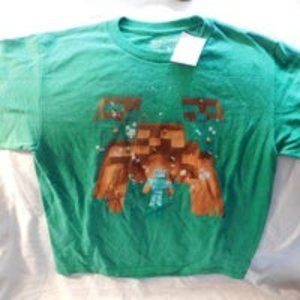 Minecraft Mojang Green T-Shirt Size Small NEW